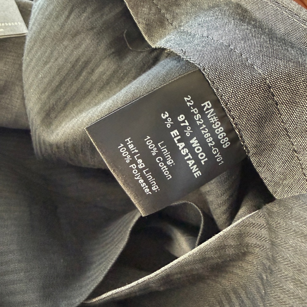 Italian Tropical Wool Sutton Trouser NWT 36x32 - Picture 4 of 10